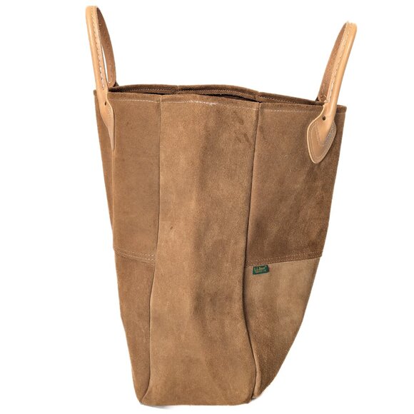 L.L. Bean Vintage Brown Suede Boat and Leather Tote - Picture 8 of 16
